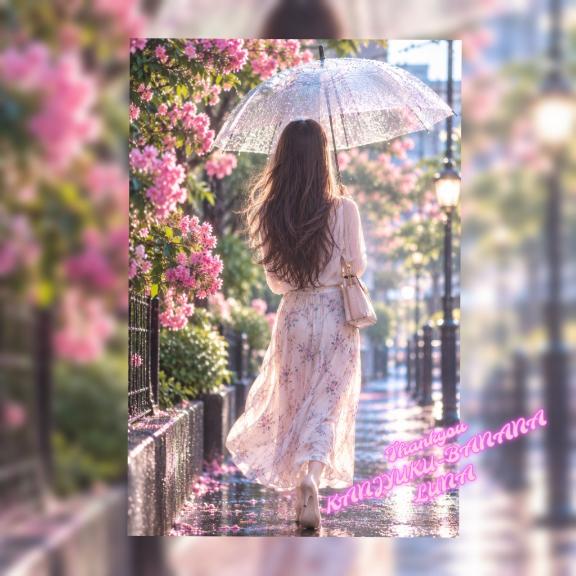 雨模様の中?
